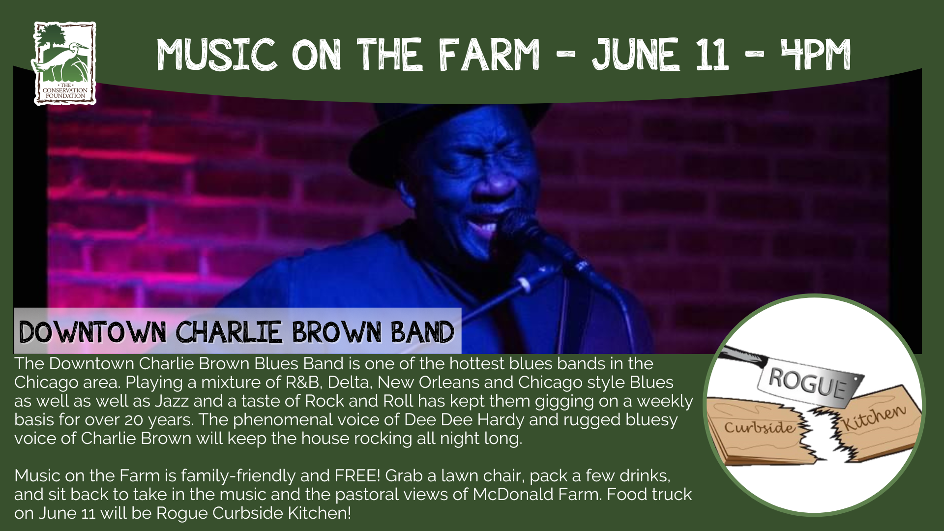 June Music on the Farm banner